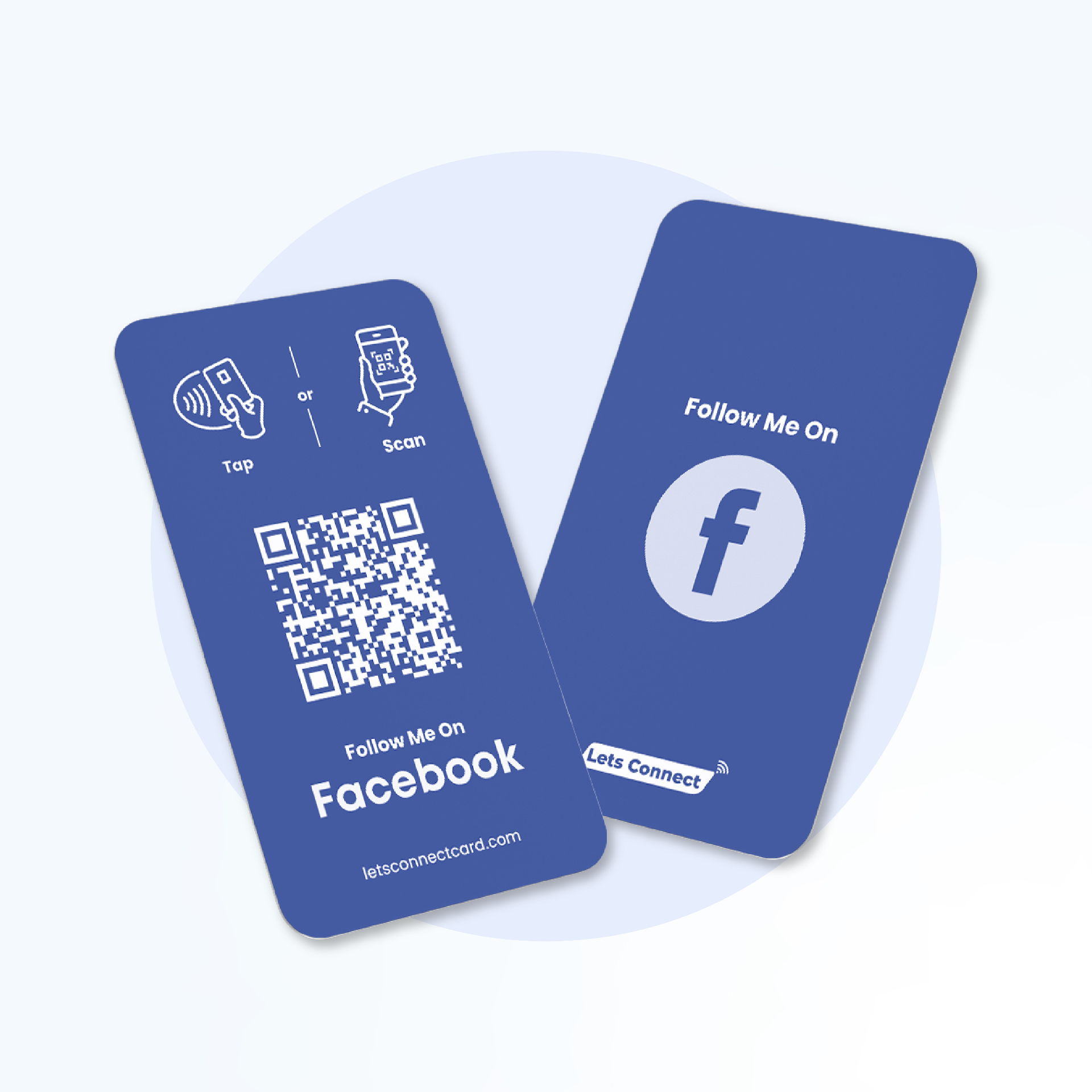 Facebook NFC business card — tap to open Facebook page