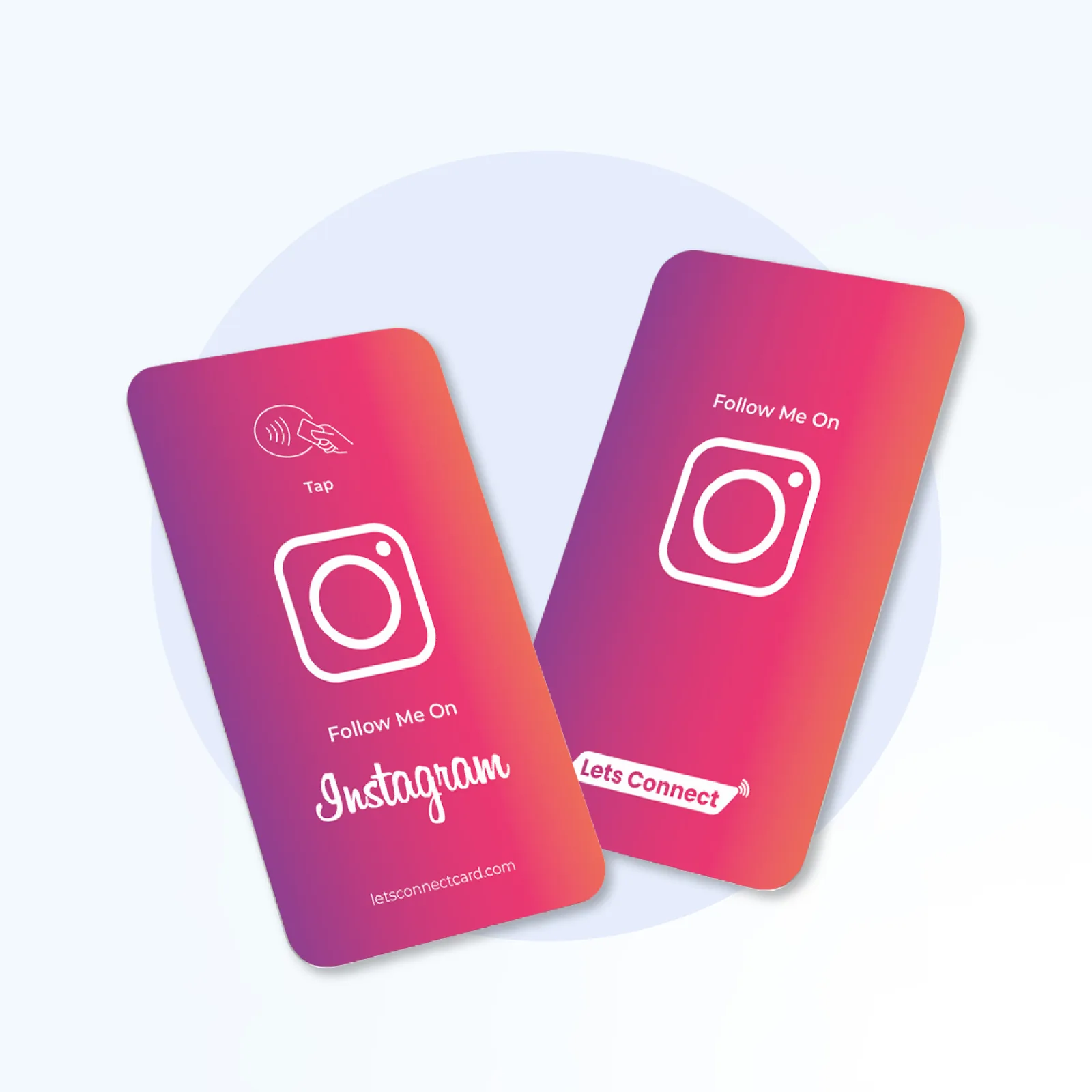 Minimal Instagram NFC business card