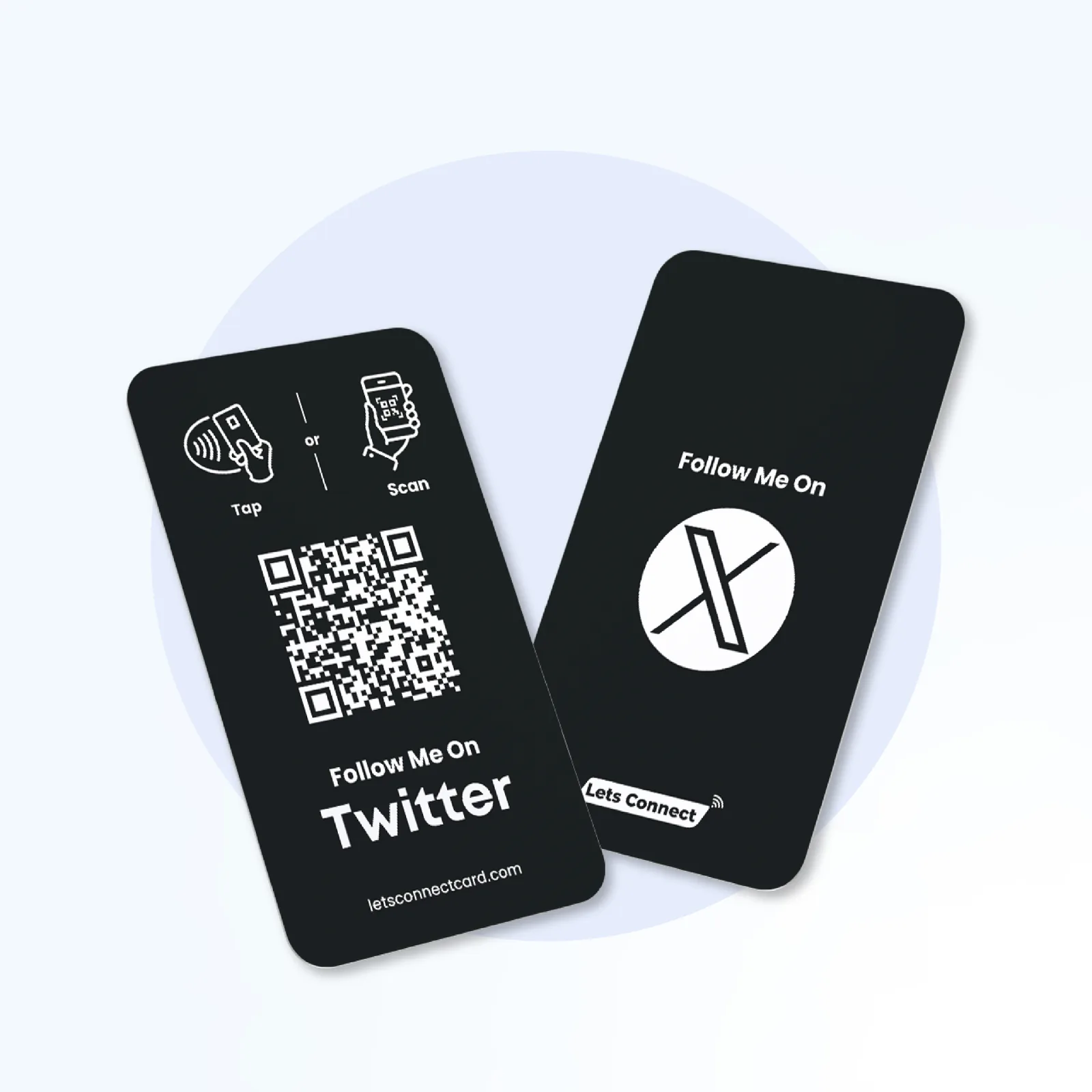 Twitter/X tap-to-follow NFC card