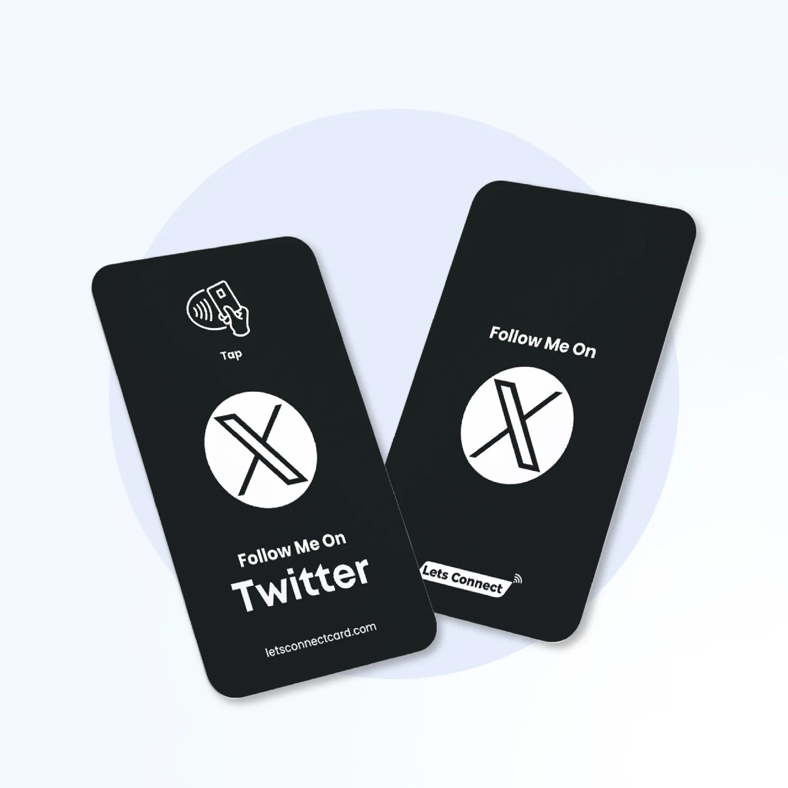 Minimal Twitter NFC business card