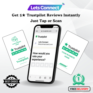 Trustpilot NFC Business Card with QR Code